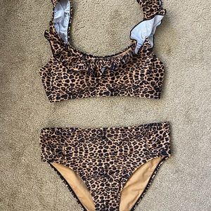 Cabana Del Sol Leopard Bikini (high waisted)